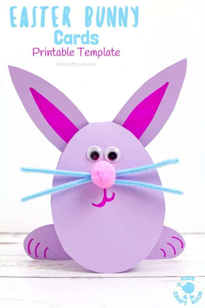 Printable Easter Bunny Card Template Printable Templates
