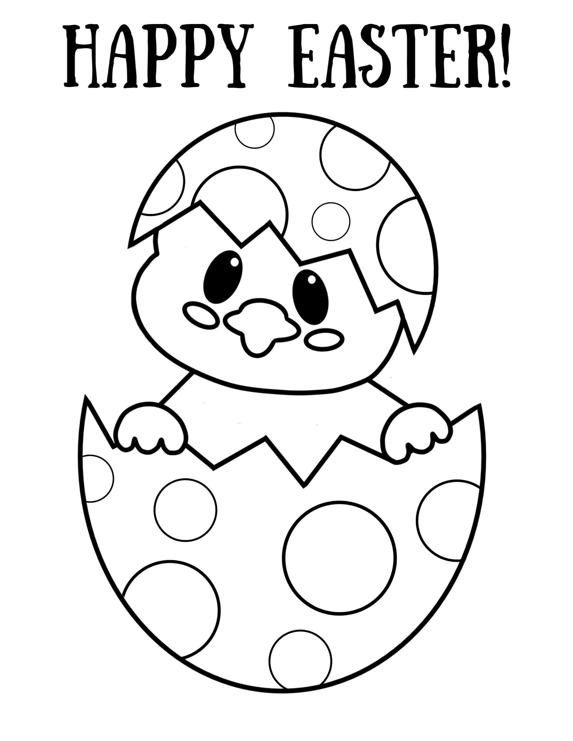 printable pictures to color for easter