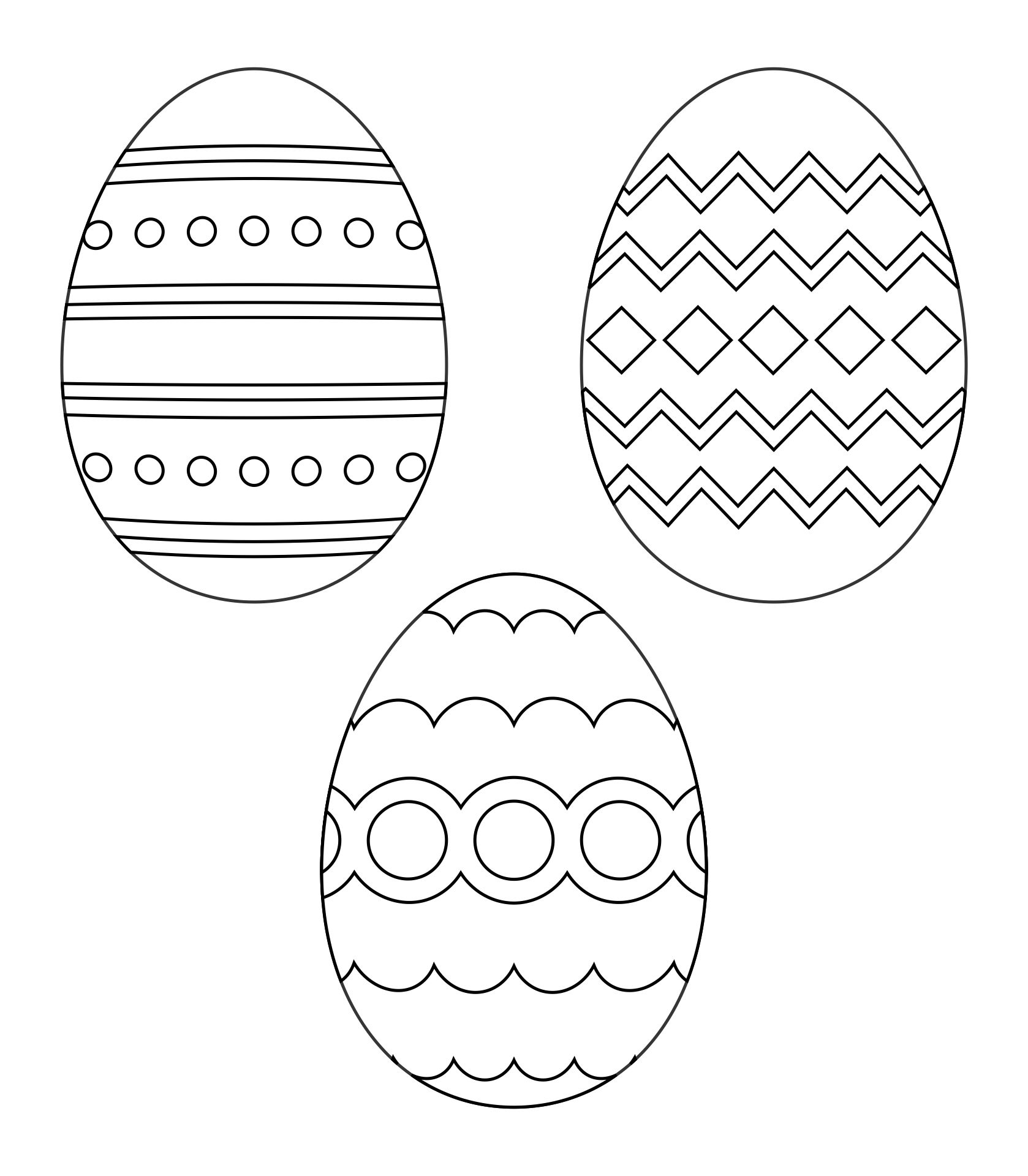 template printable easter craft