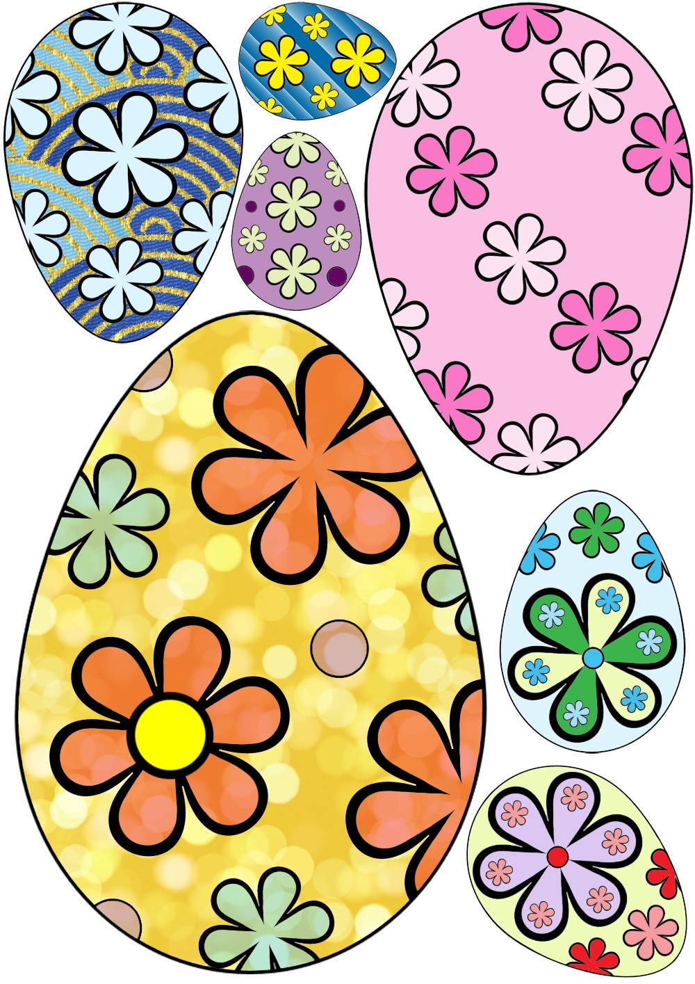Printable Easter Egg Designs