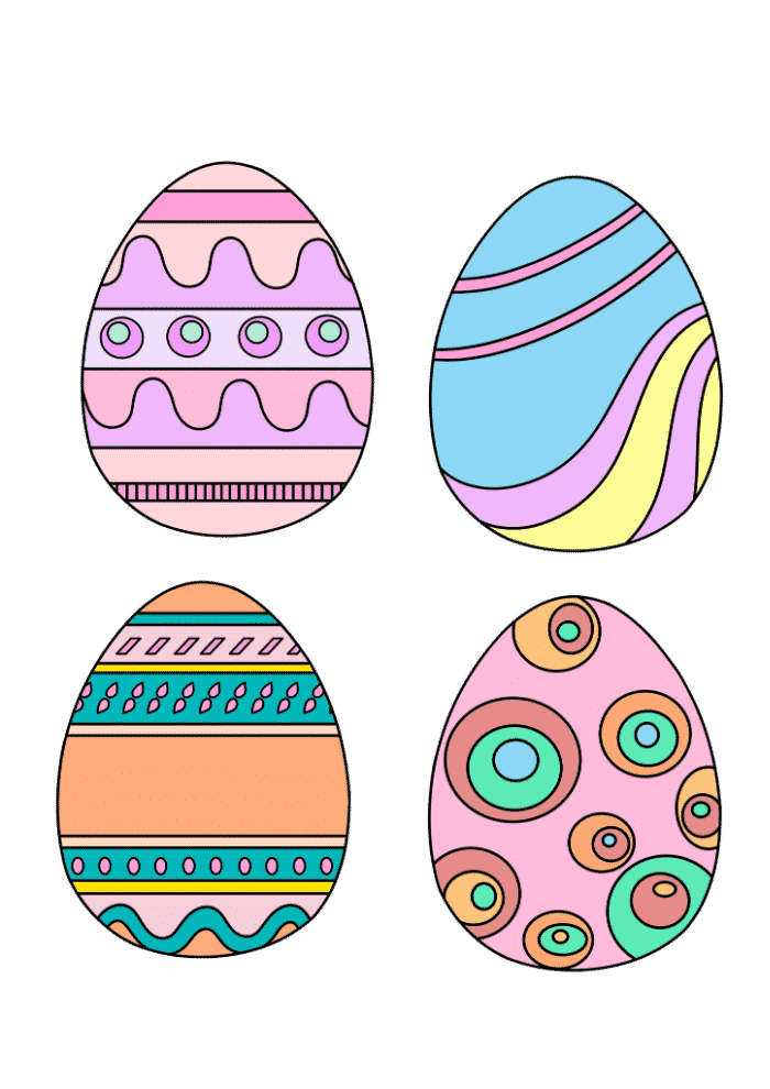 Printable Easter Egg Designs