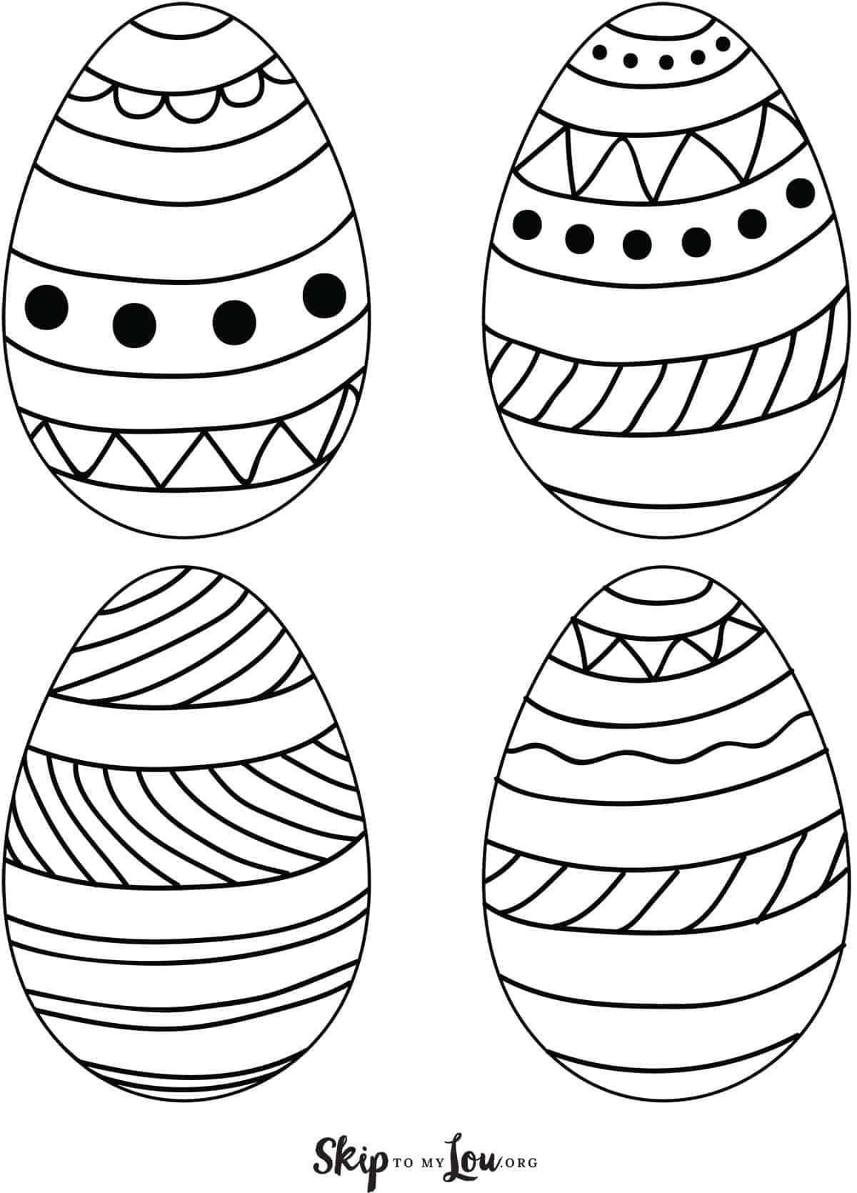 Printable Easter Egg Designs On Paper Printable Word Searches