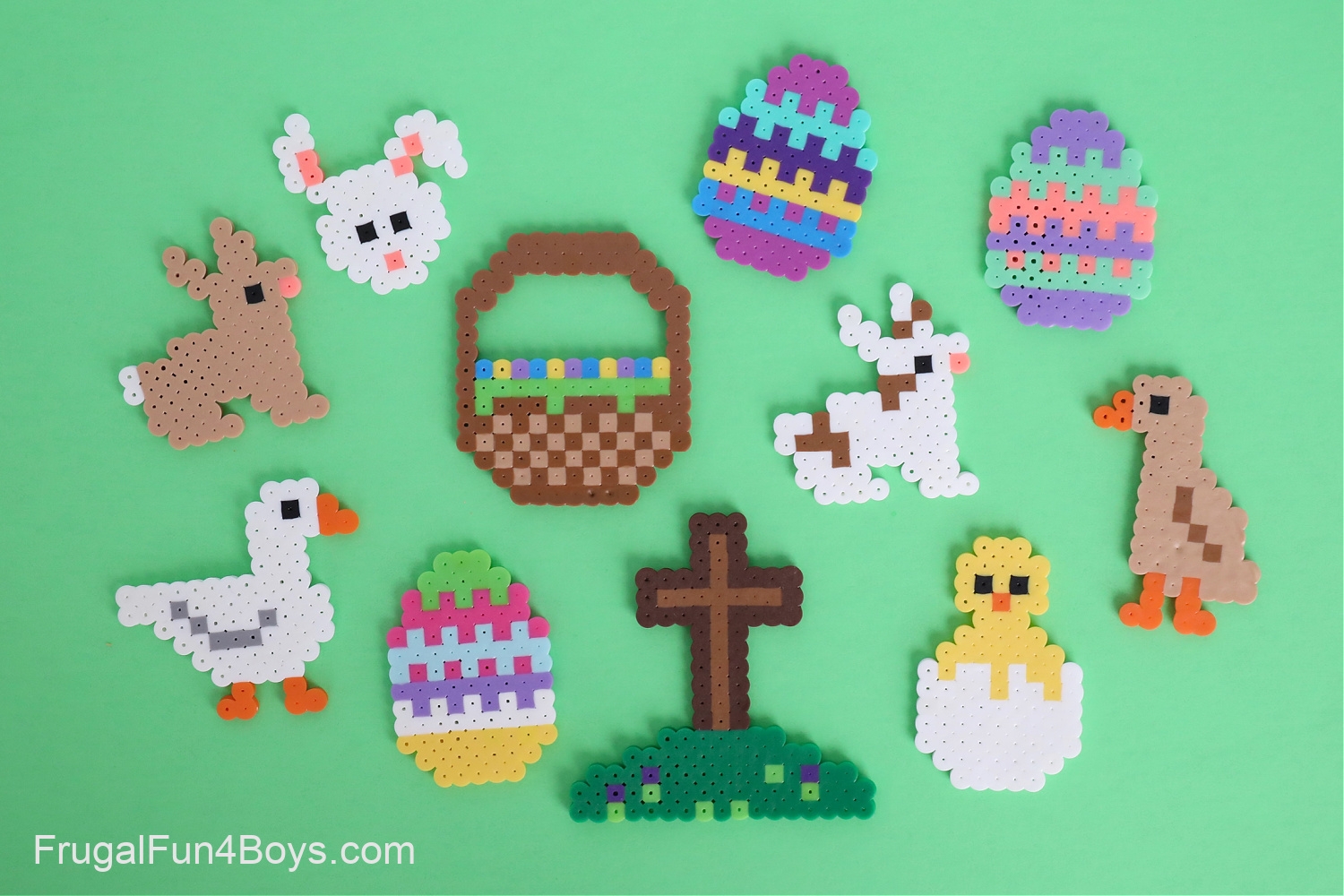 Printable Easter Perler Bead Patterns Frugal Fun For Boys 47 OFF