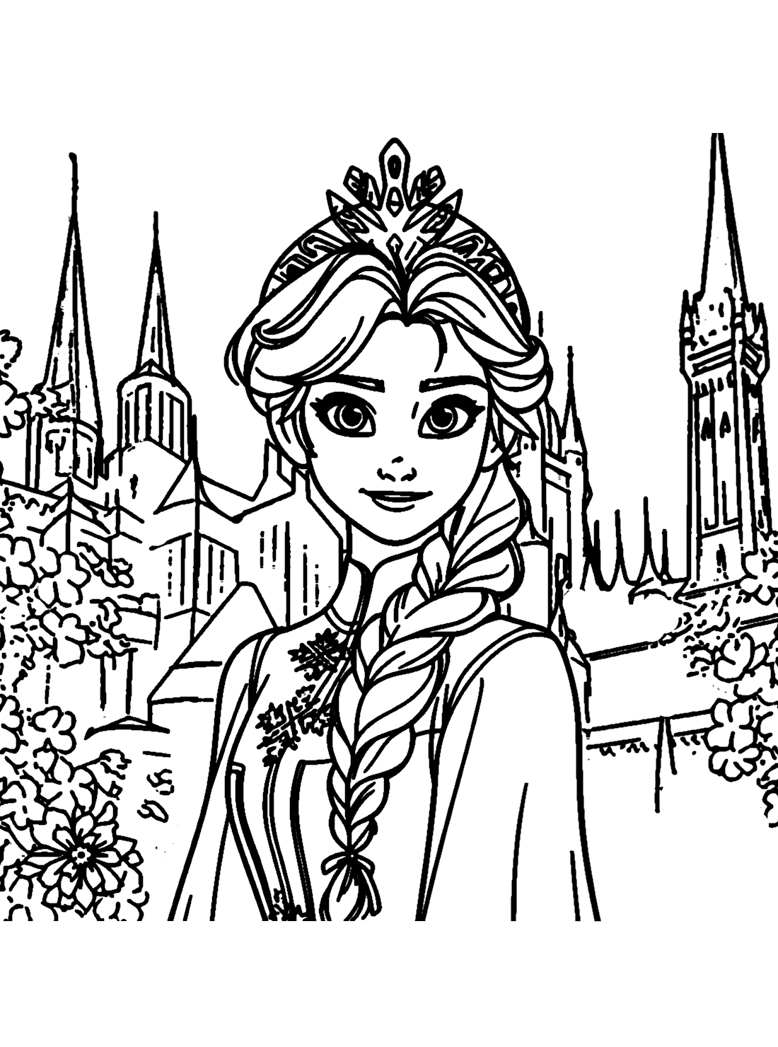 printable pictures of elsa