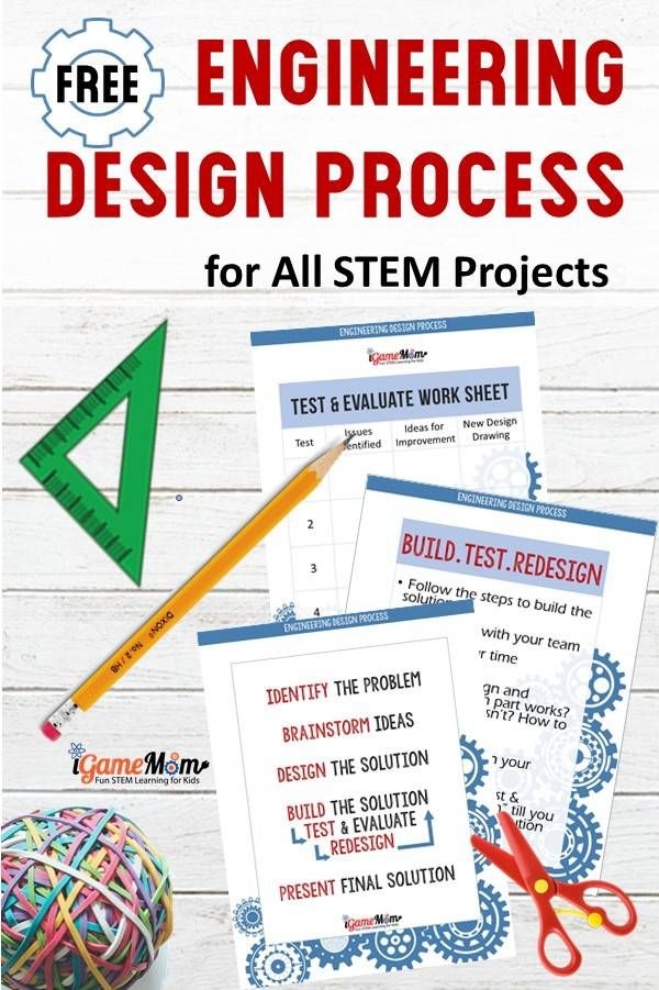 Printable Engineering Design Process Worksheet Printable Templates Free