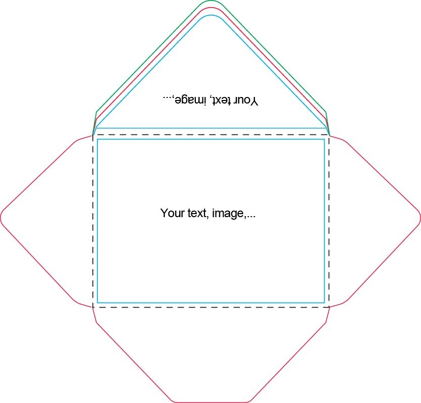 Printable Envelope Template For 4x6 Card Printable Templates