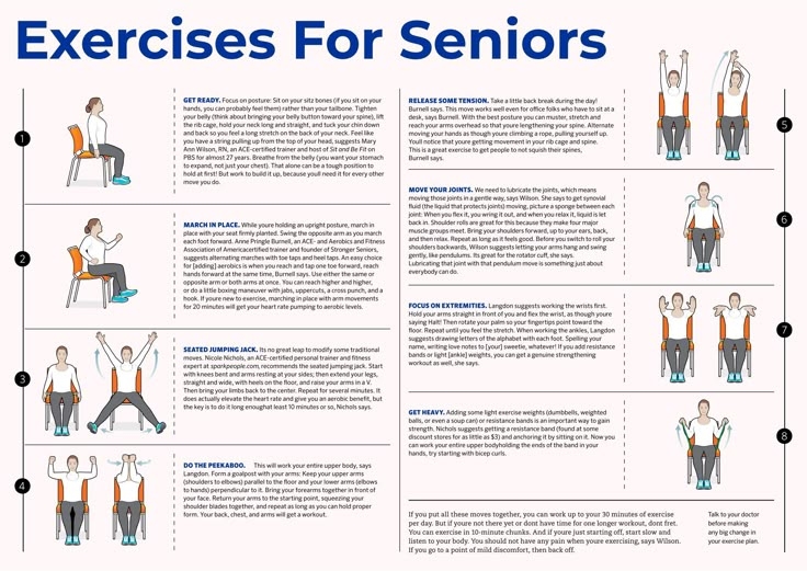 Printable Exercises For Seniors To Do At Home
