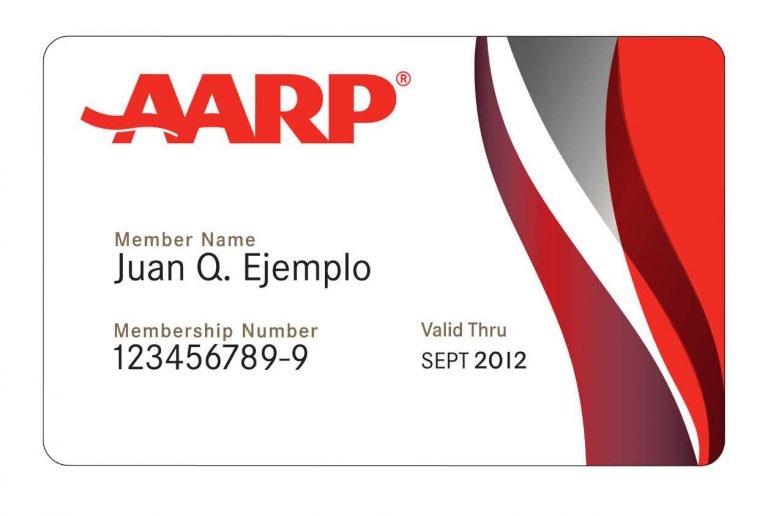 Printable Fake Aarp Card Template
