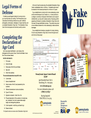 Printable Fake Auto Insurance Card Template PdfFiller