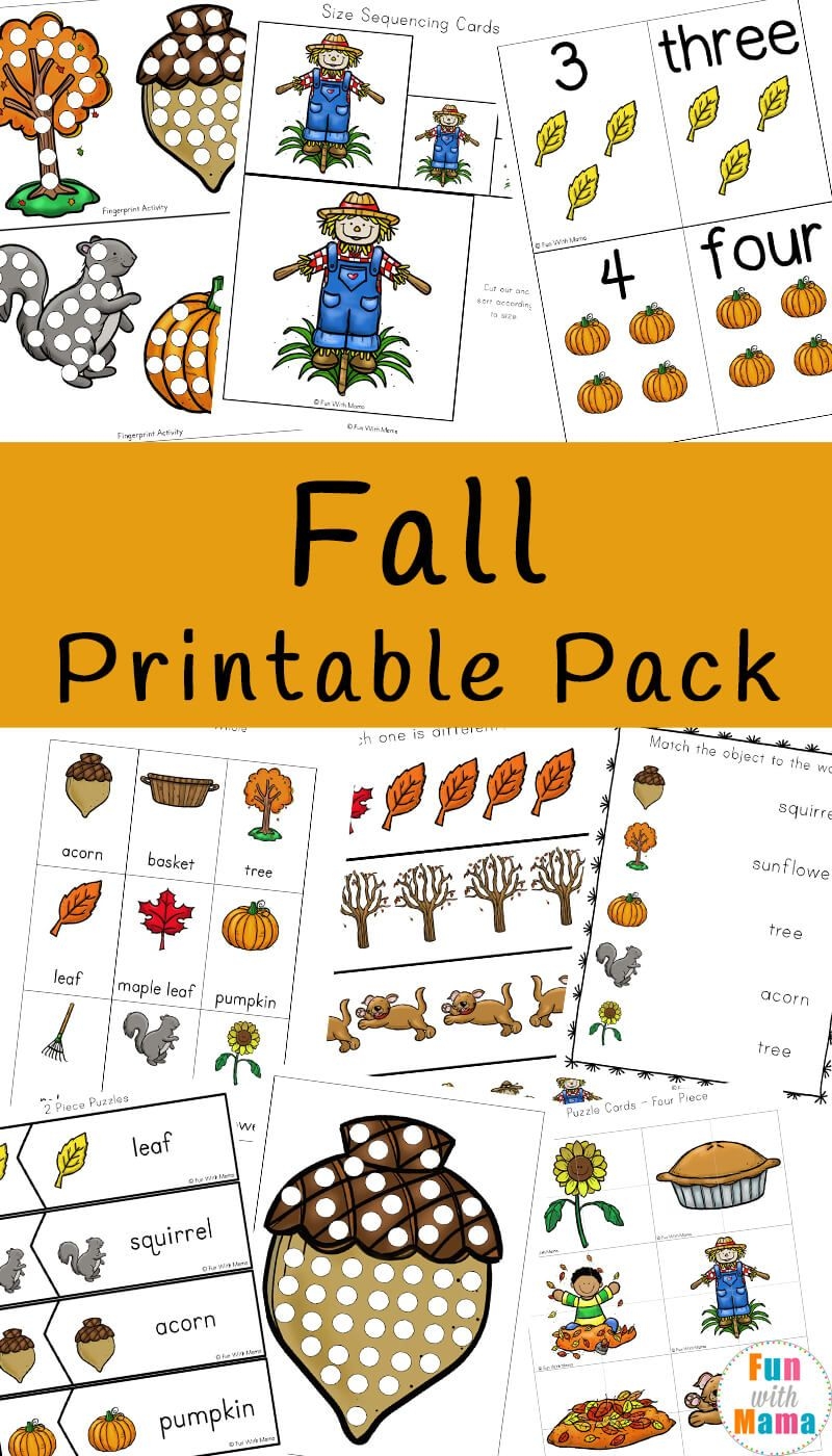 Printable Fall Activities For Kids Tedy Printable Activities