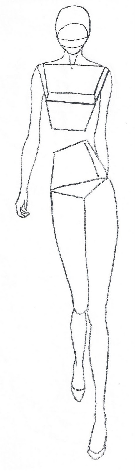 Printable Fashion Design Model Templates Design Talk