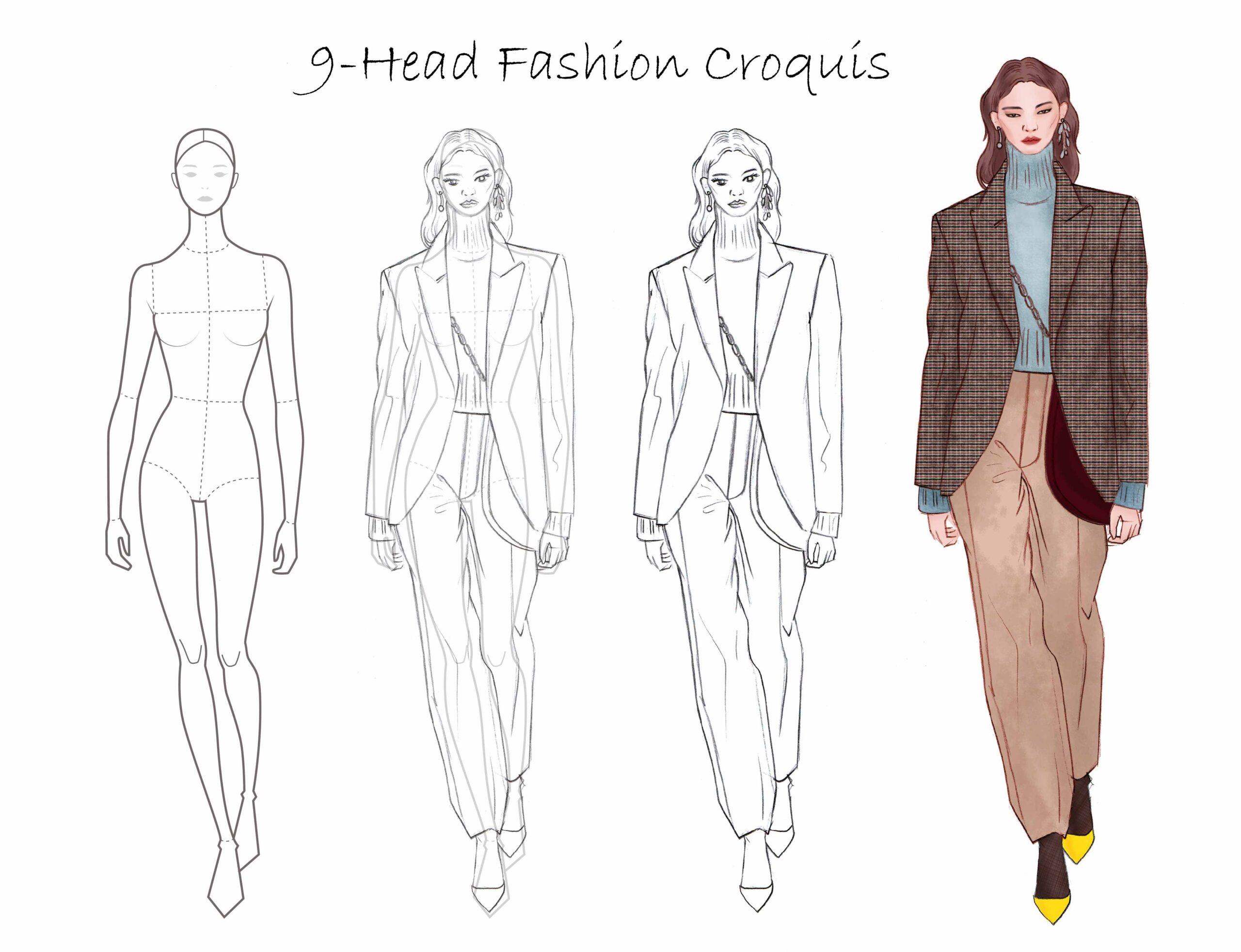 Printable Fashion Design Templates