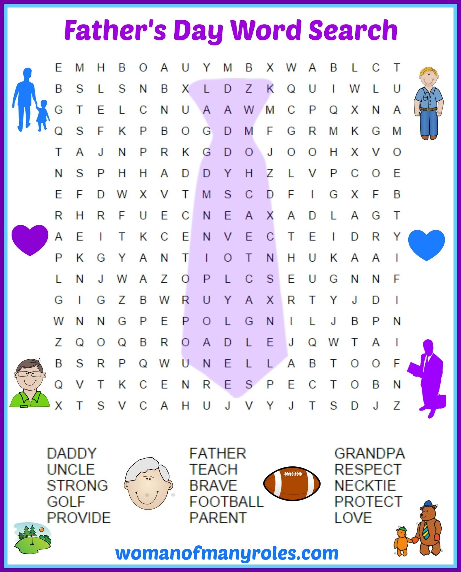Printable Father 39 s Day Games