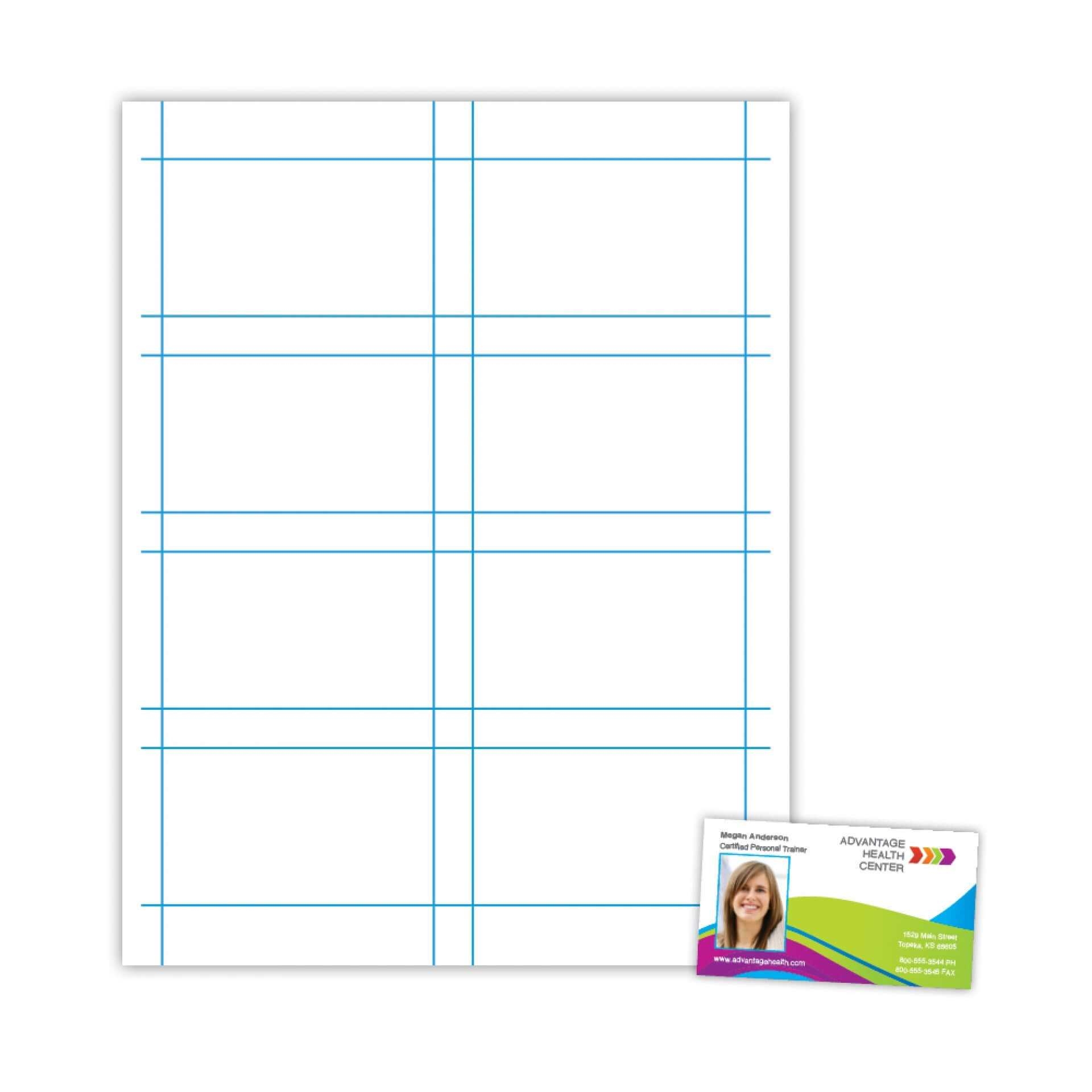 business card printable template free