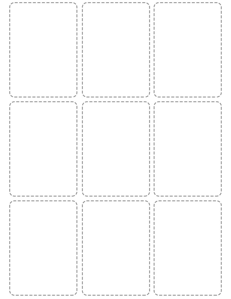Printable Free Editable Playing Card Template Fillable Form 2023