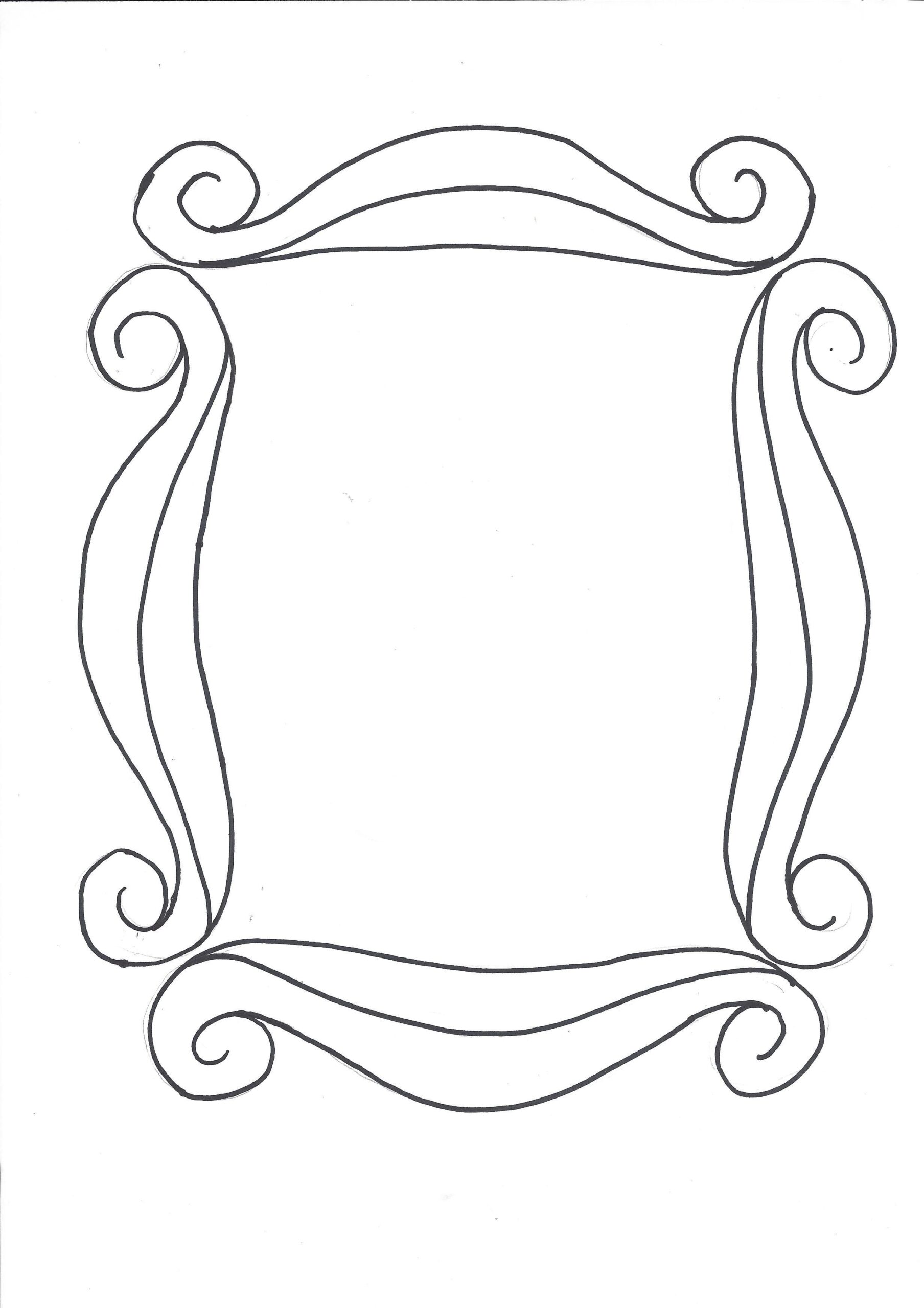 Printable Friends Door Frame