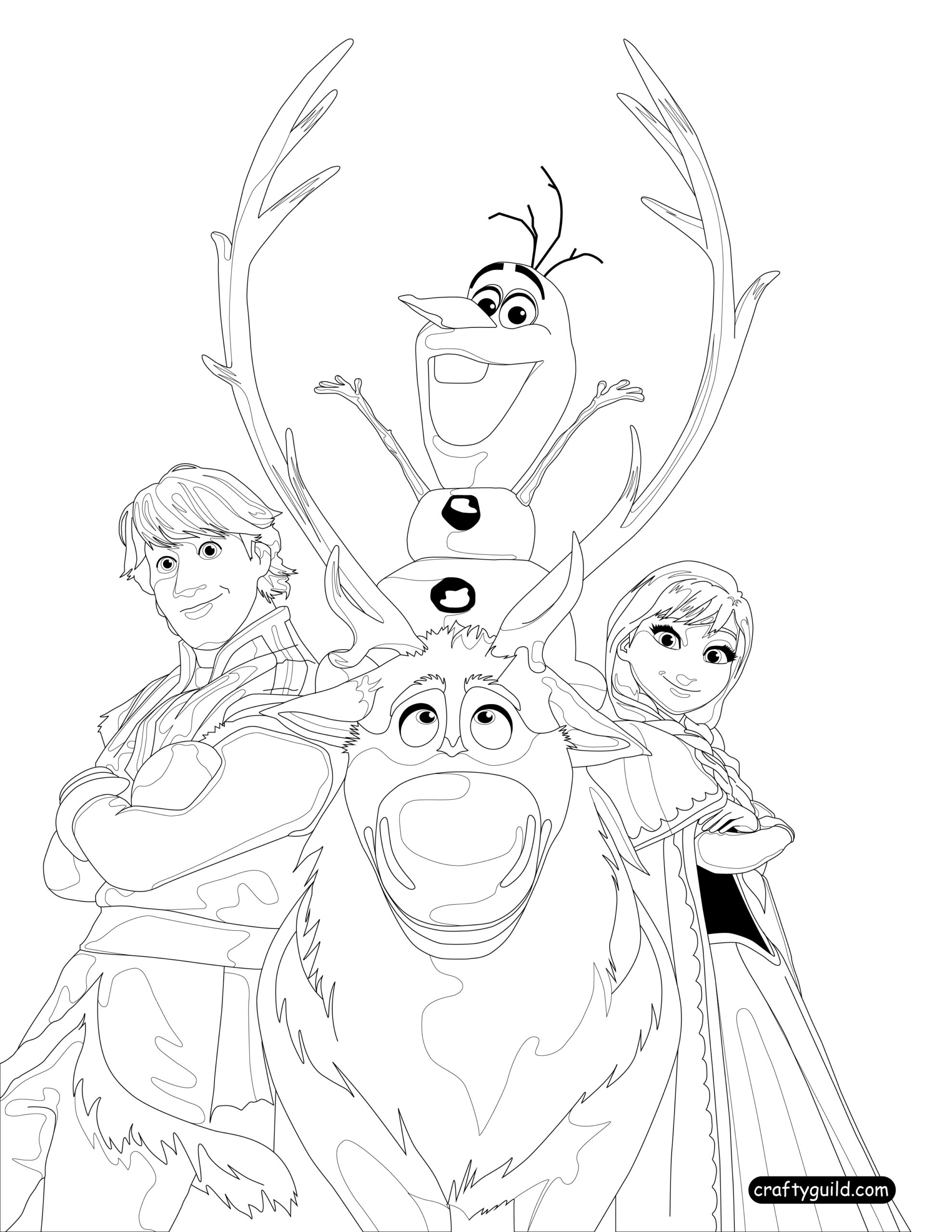Printable Frozen Characters