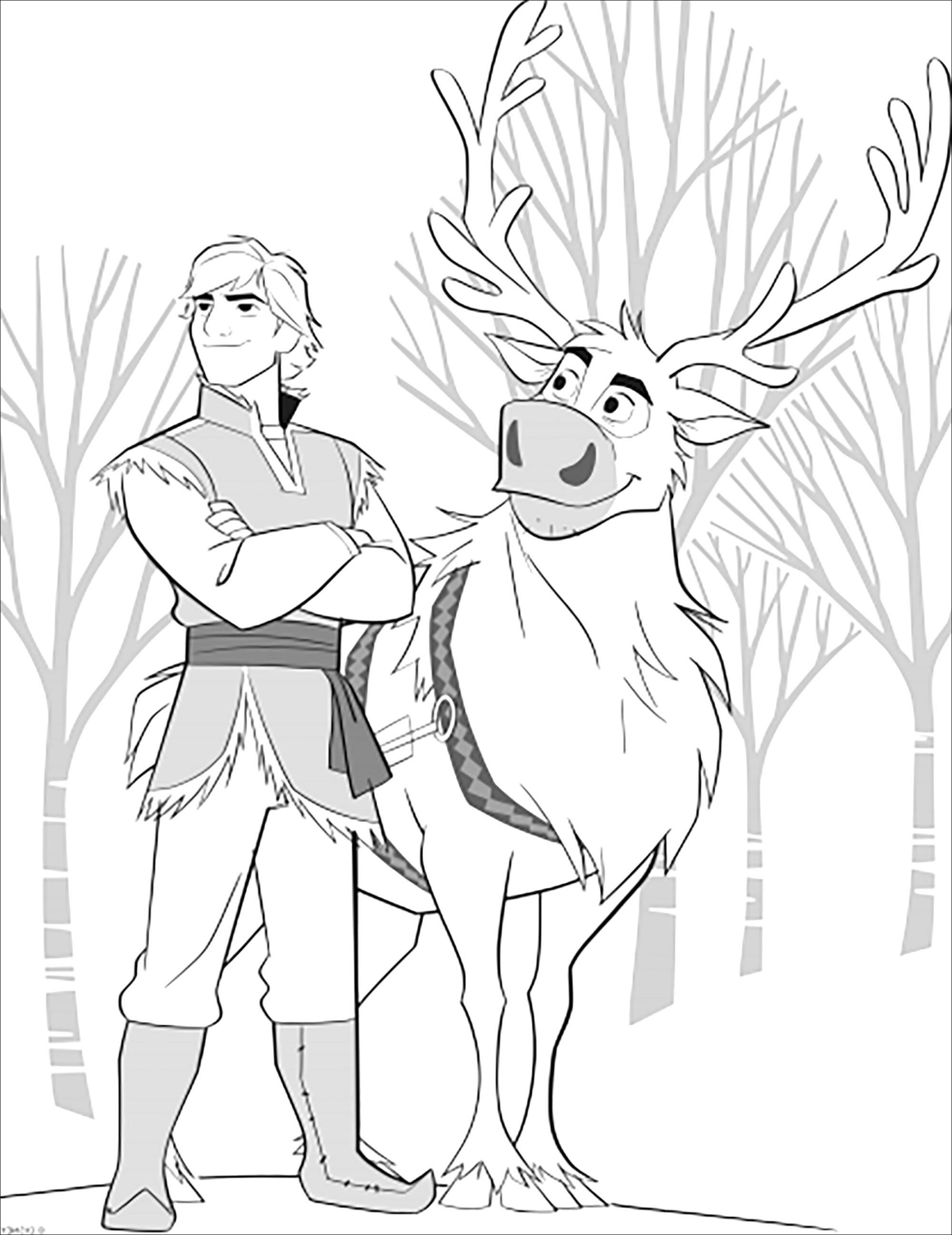 printable frozen coloring pictures
