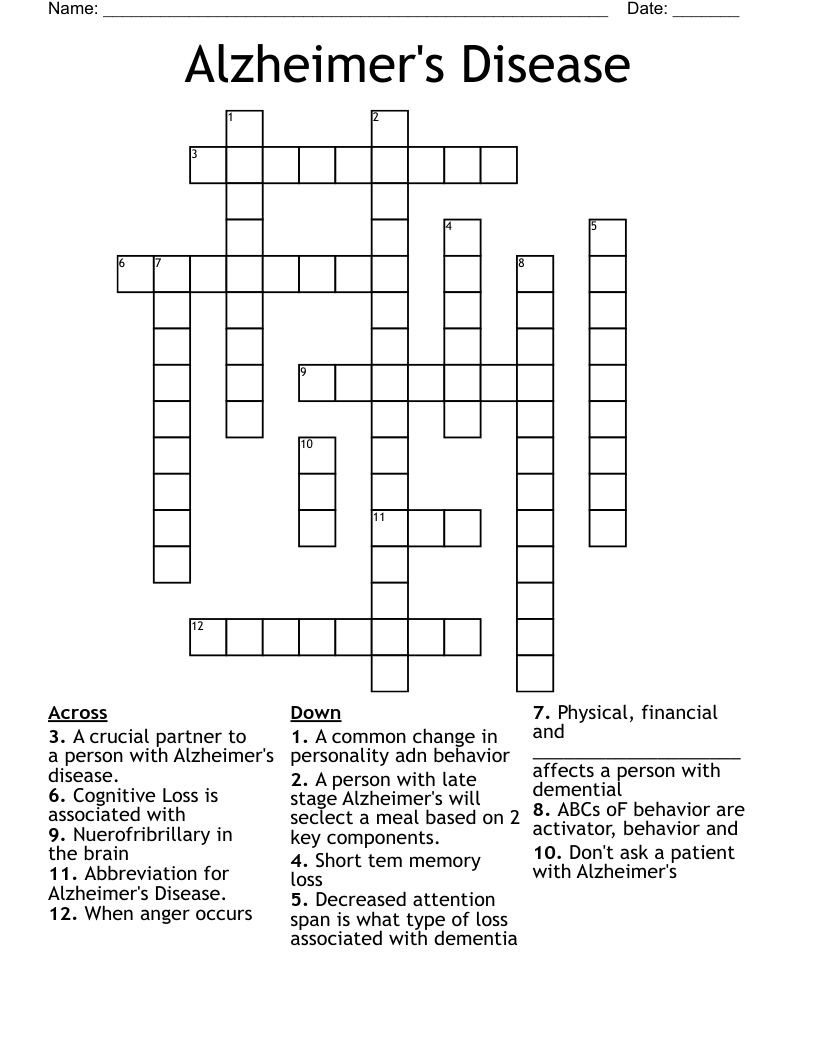 Printable Games For Dementia Patients
