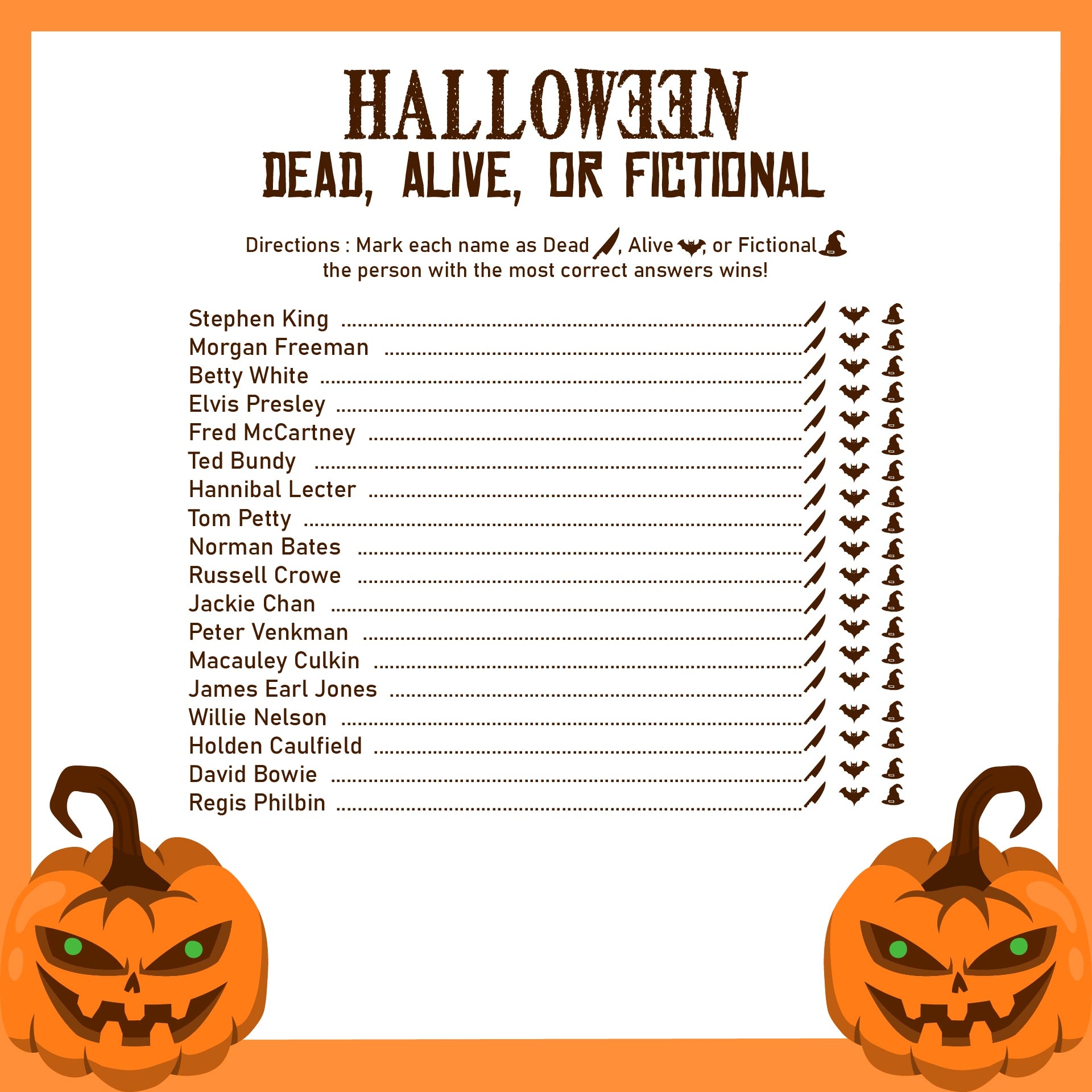 free printable halloween games for 5th graders