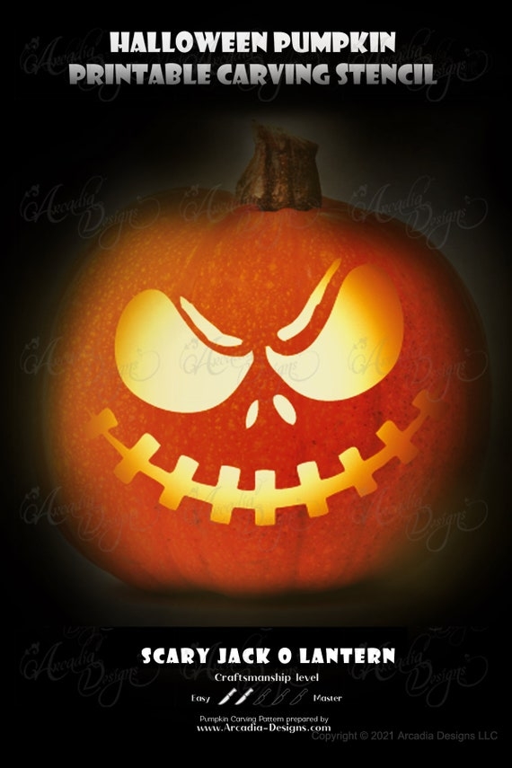 printable halloween pumpkin carving designs
