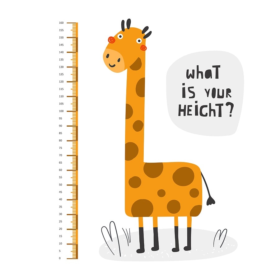 pre k activity for measuring height printable