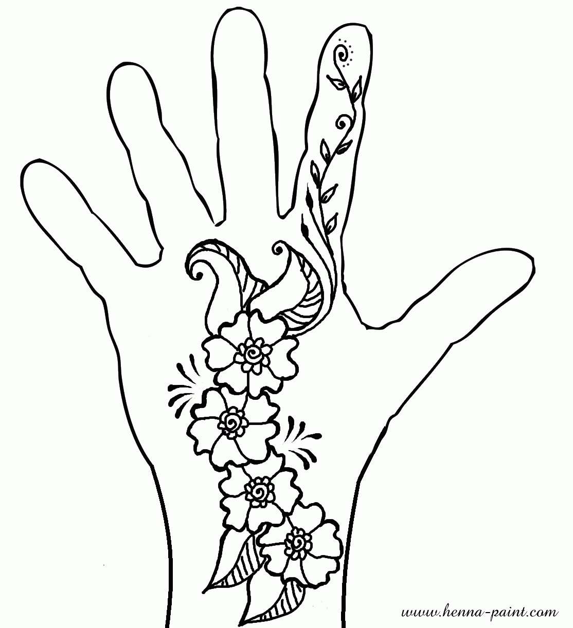 Printable Henna Designs For Hands Printable Word Searches
