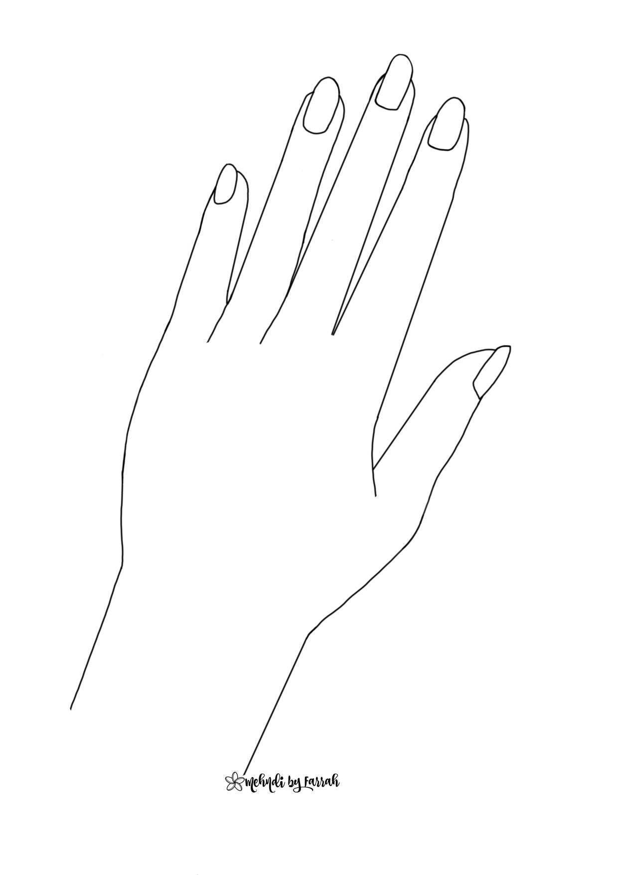 easy printable henna designs for hands