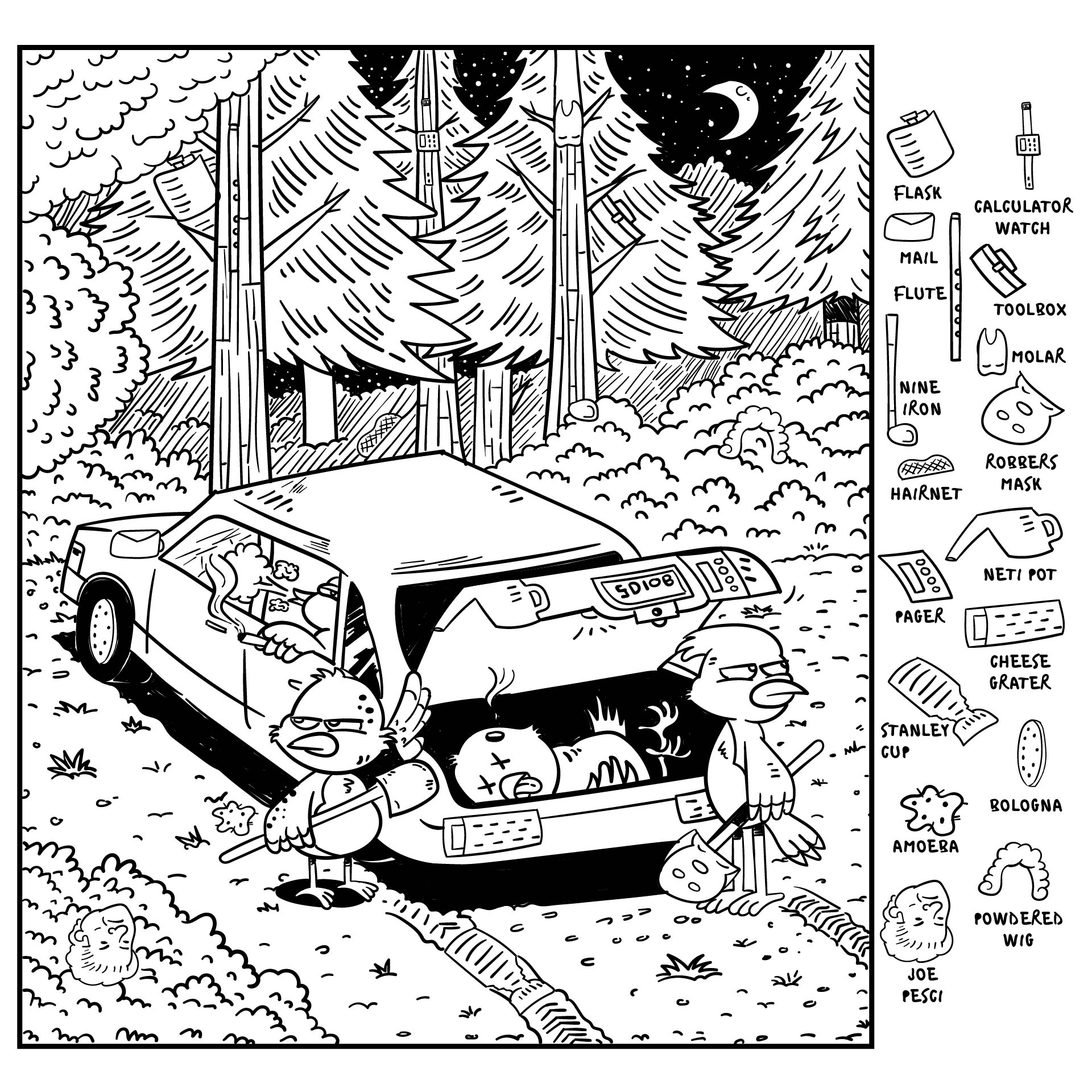 Printable Hidden Pictures For Adults Printable JD