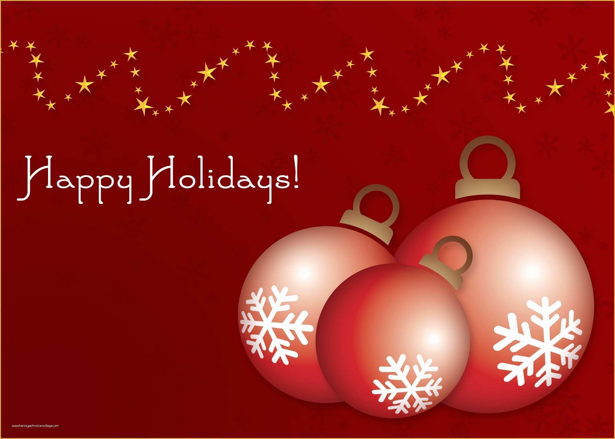 Printable Holiday Card Template