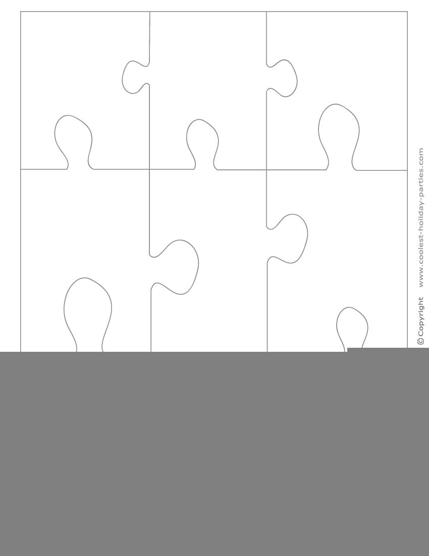 Printable Jigsaw Puzzle Template Generator Printable Crossword Puzzles