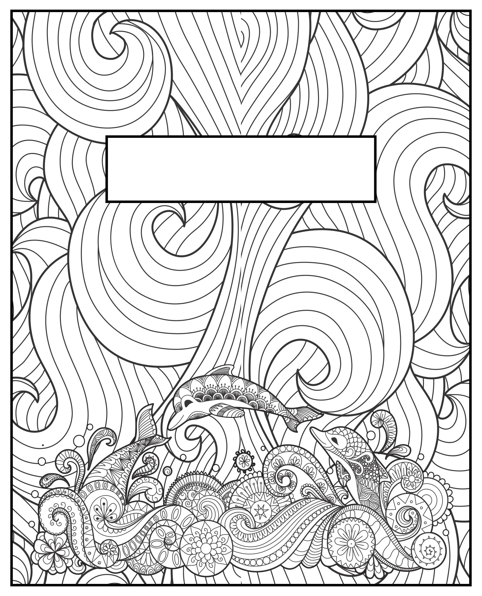 Printable Journal Cover Page Printable Word Searches