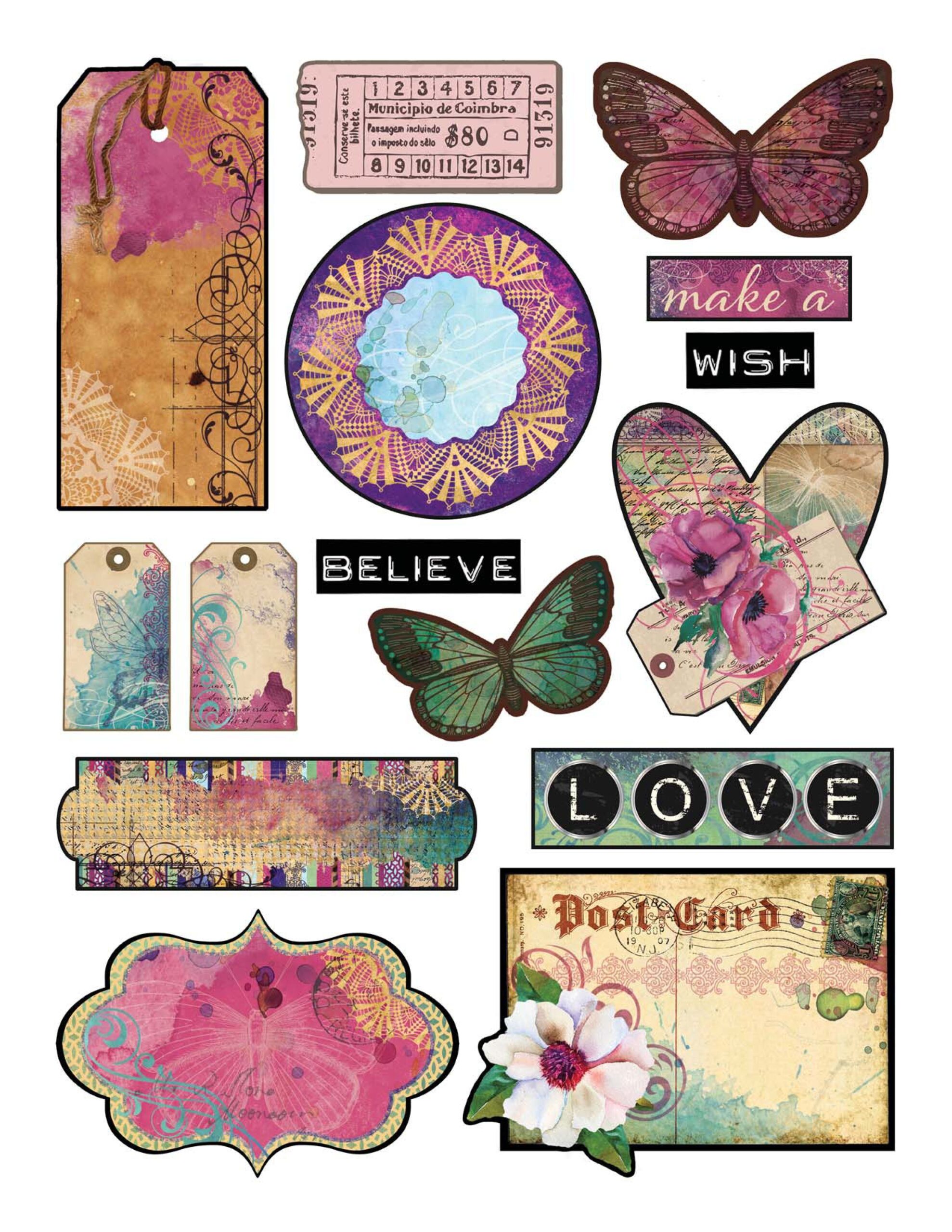 Printable Journal Stickers Printable Word Searches