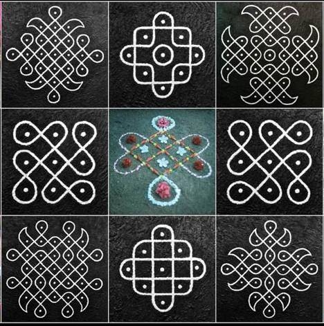 Printable Kolam Designs