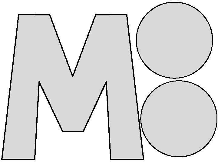 printable letter m craft template