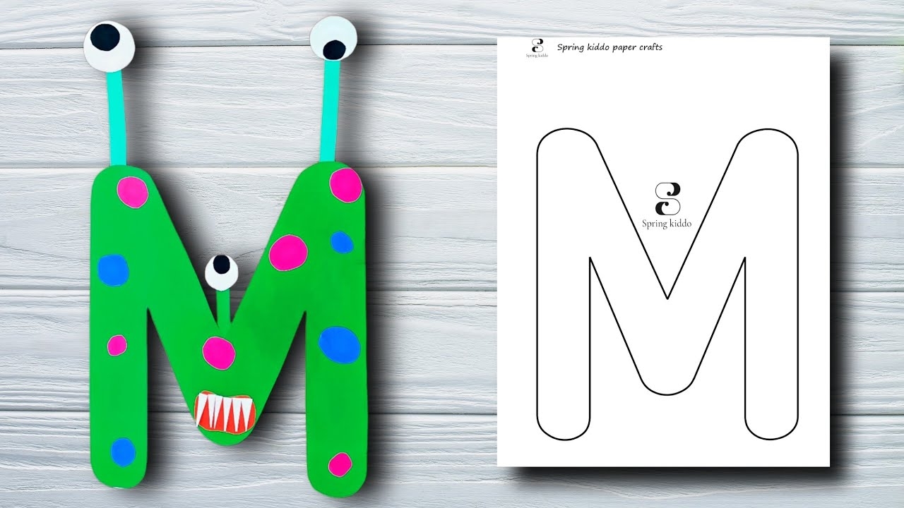 Printable Letter M Craft Template Free Infoupdate