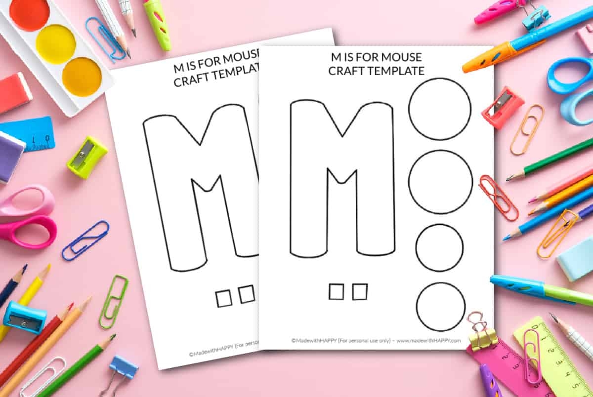 Printable Letter M Craft Template Infoupdate