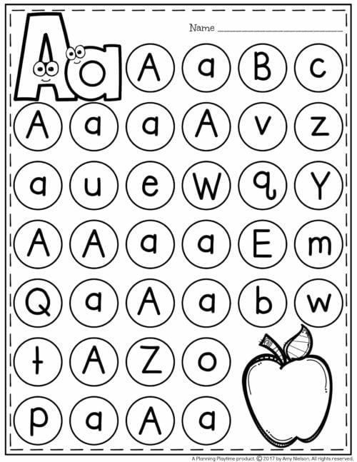Printable Letter Recognition Activities