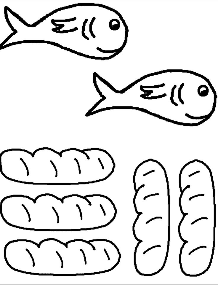 Printable Loaves And Fishes Craft Activity Printable Word Searches