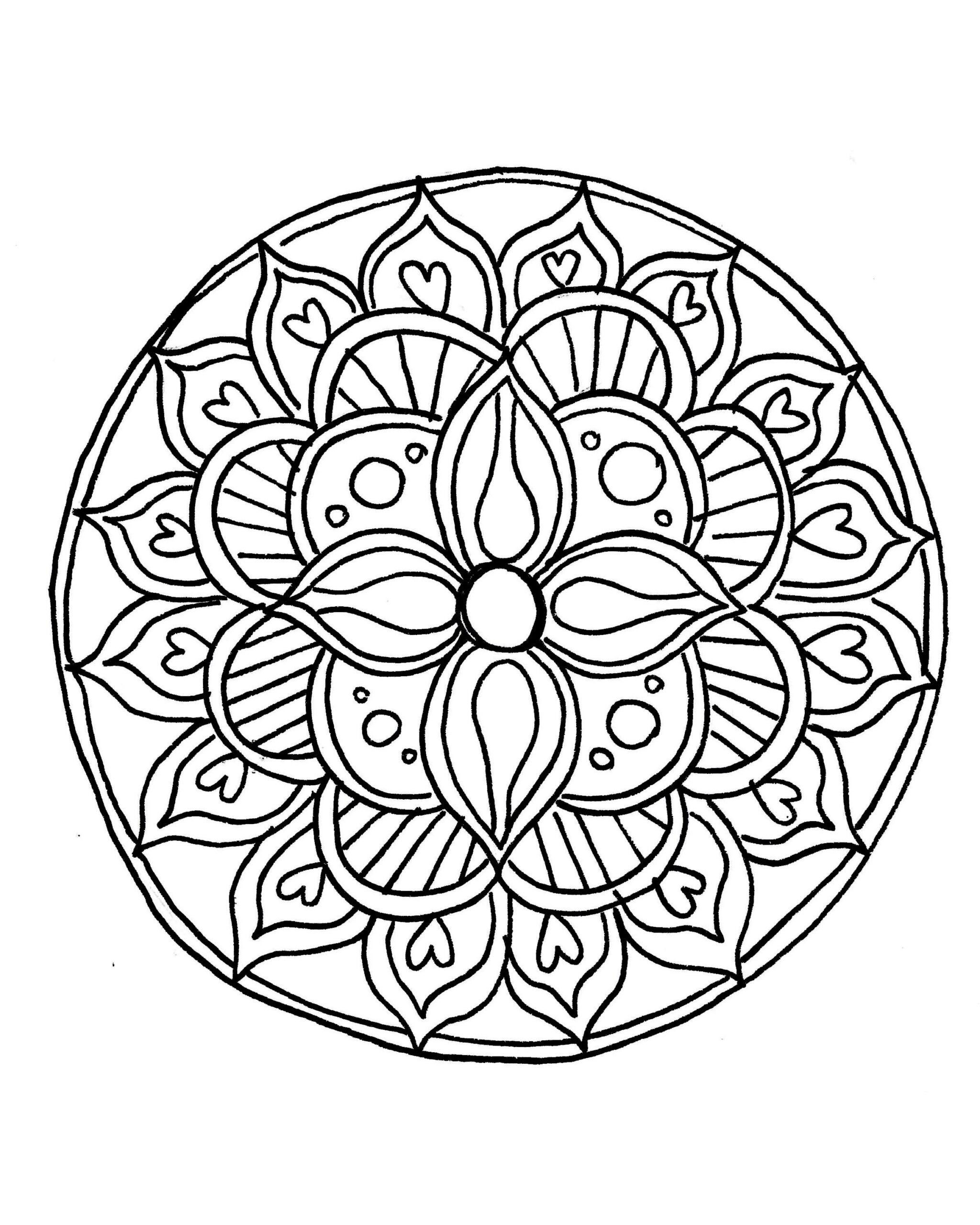 Printable Mandalas The Boys Love To Color These Kids Family 