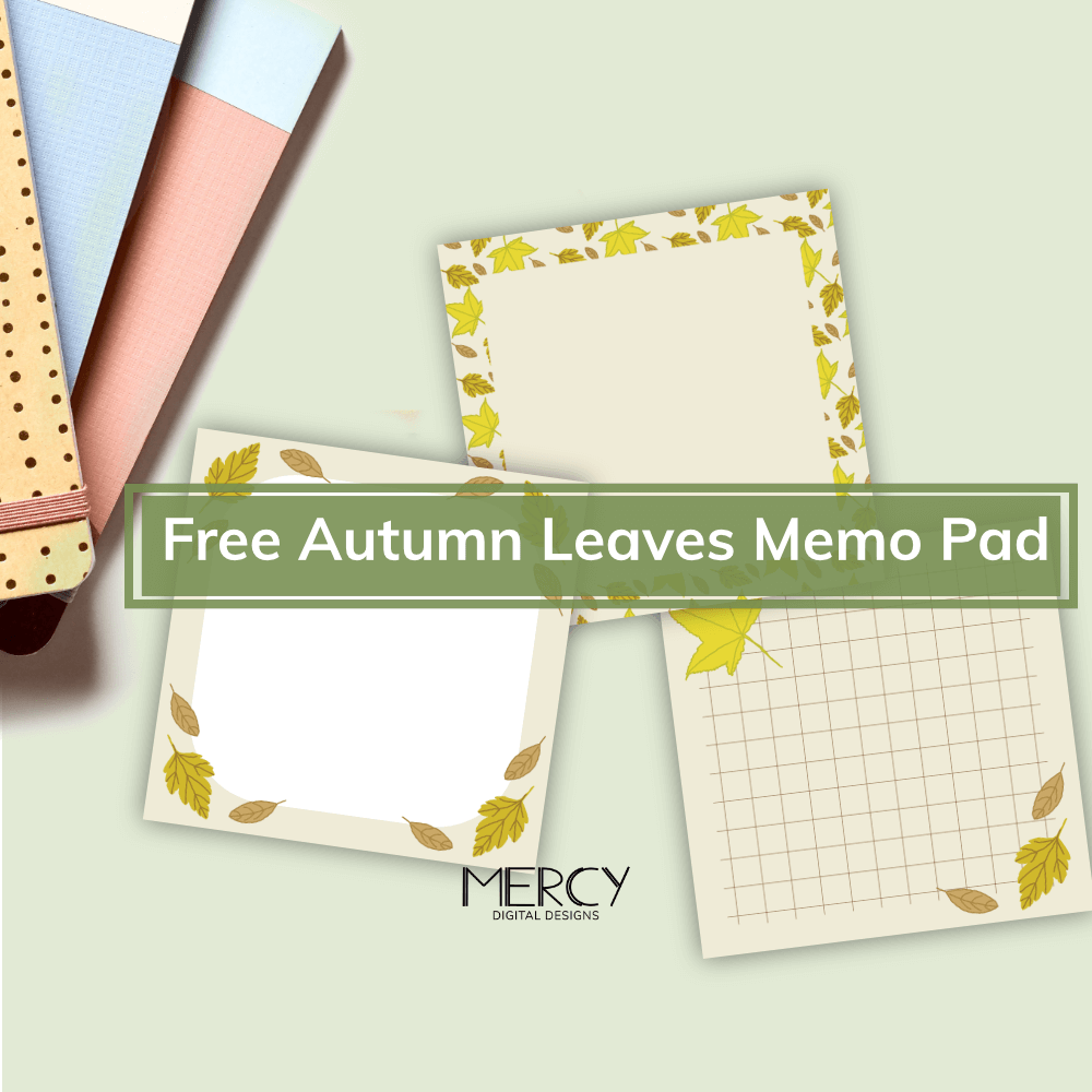 memo pad design printable