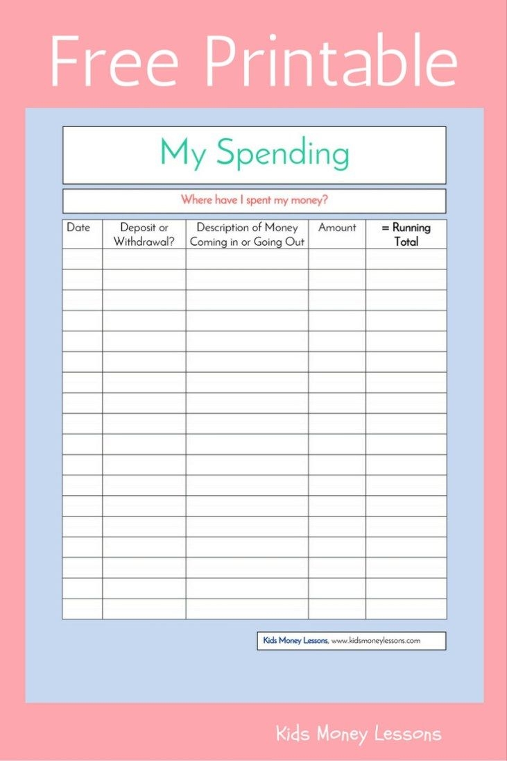 Printable Money Management Activities