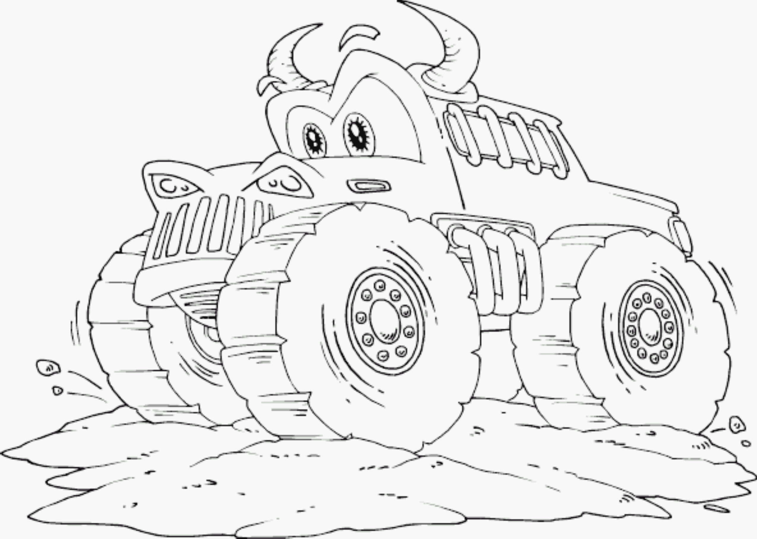 Printable Monster Truck Patterns