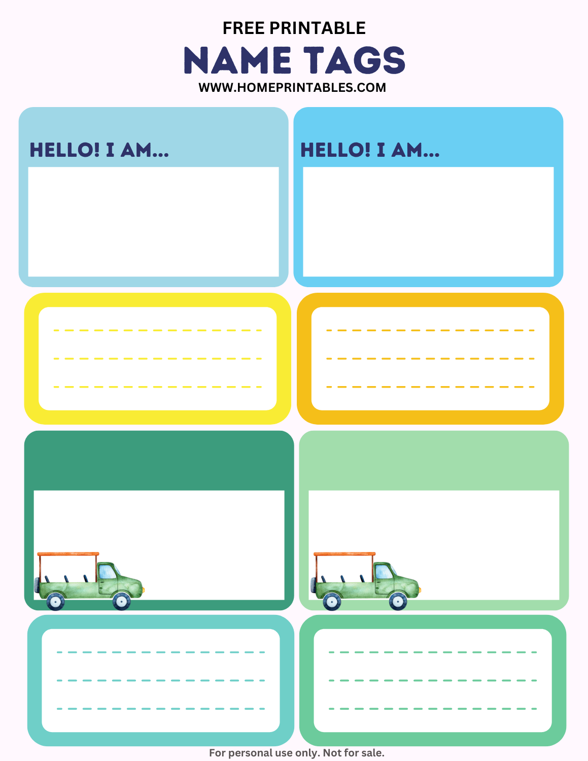 design editable printable name tag template
