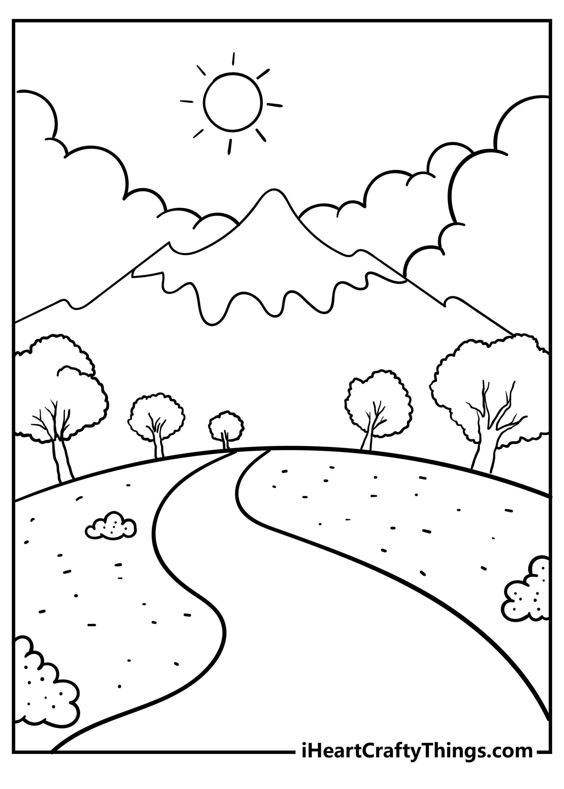 Printable Nature Coloring Pages Updated 2023 Artofit