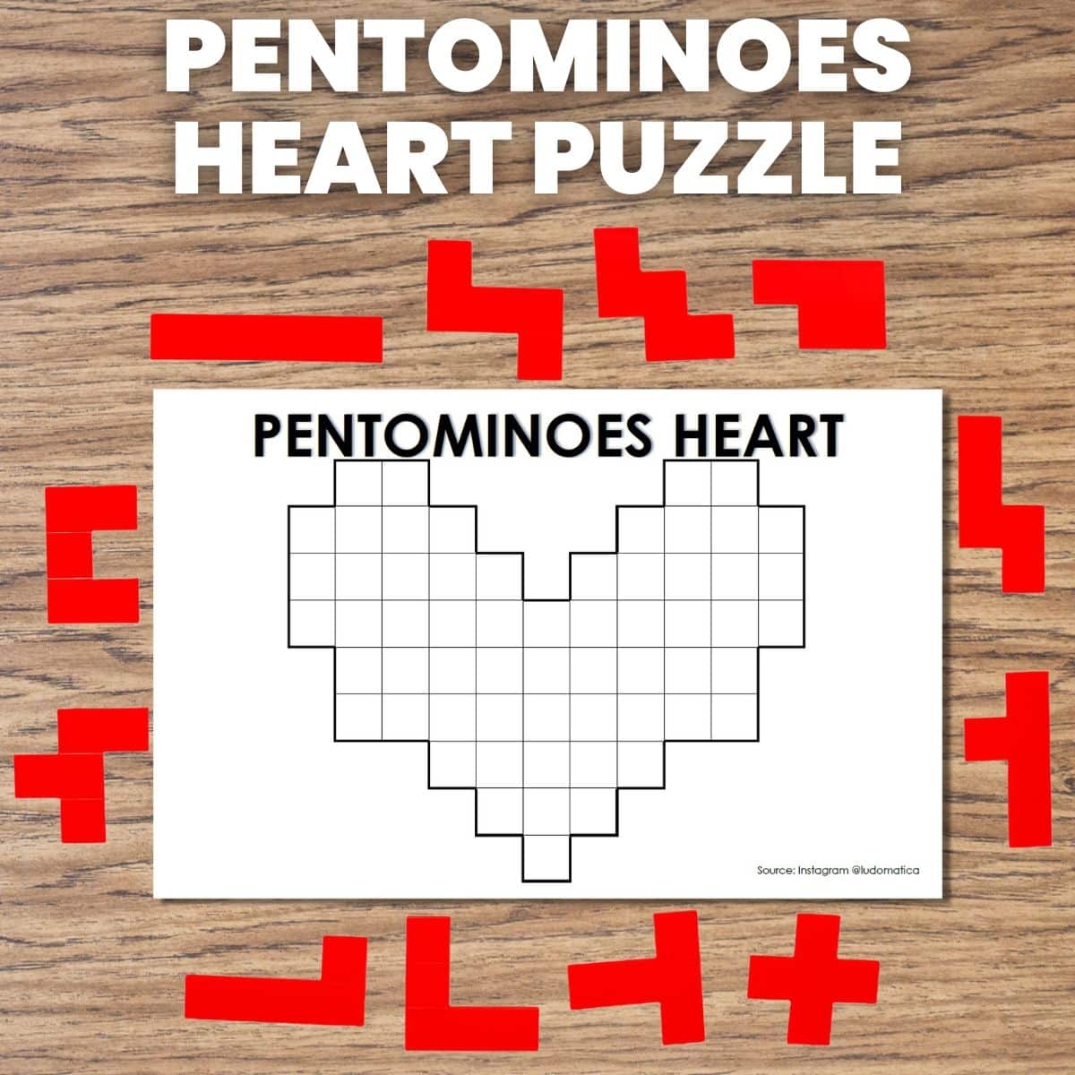 Printable One Inch Pentominoes Math Love