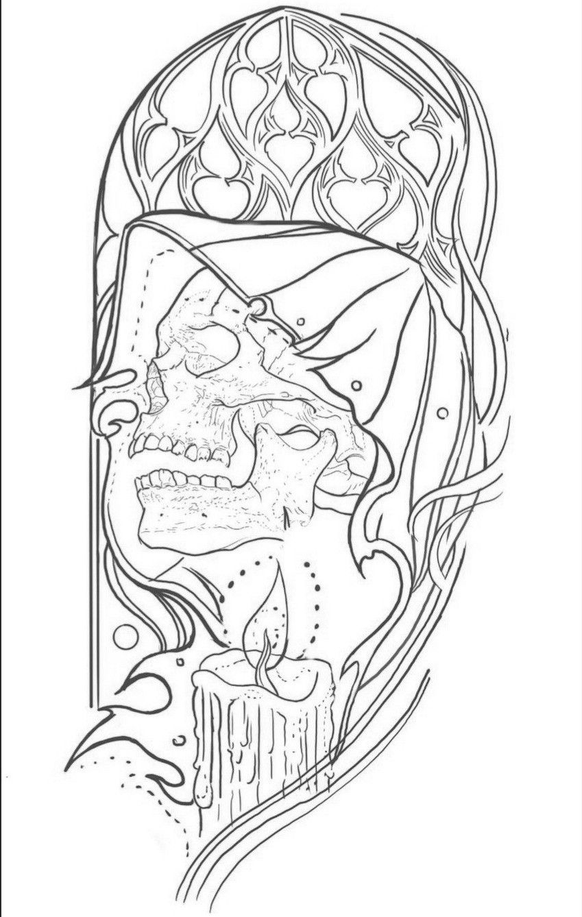 Printable Outline Tattoo Stencil Designs FREE Printables