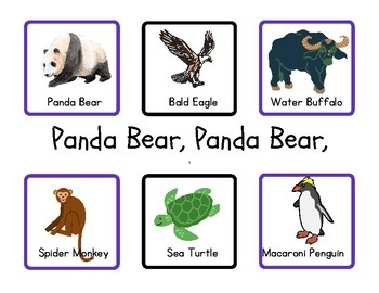Printable Panda Bear Panda Bear What Do You See