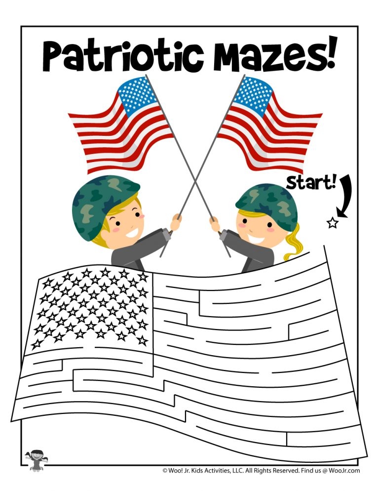 patriotic free activity printables