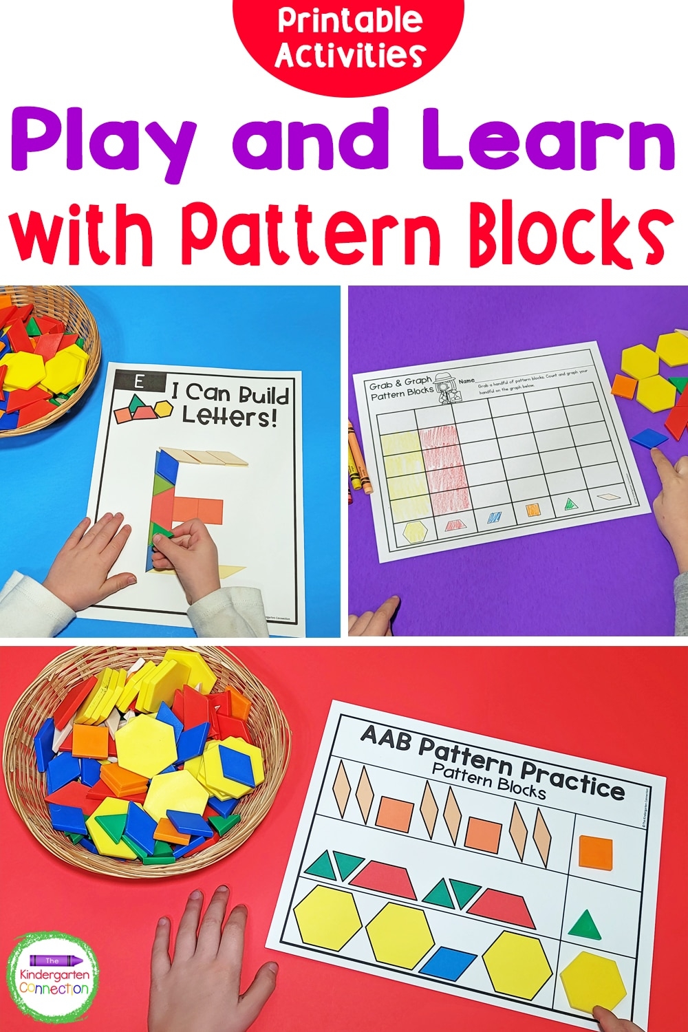 Printable Pattern Block Activities For Pre K Kindergarten
